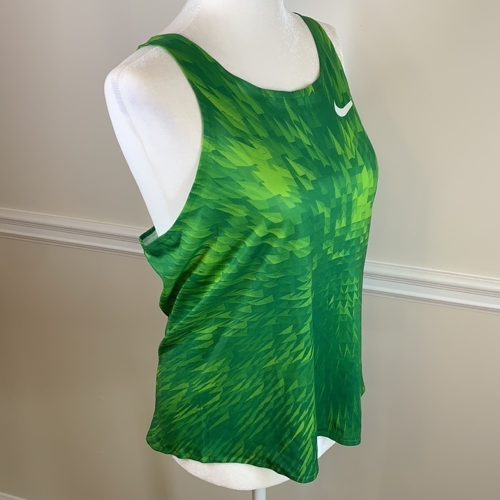 NIKE Racerback Green Tank Top M - Picture 7 of 9